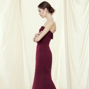 Amsale Jaylin Bridesmaid Dress (btw size 6/8, black)